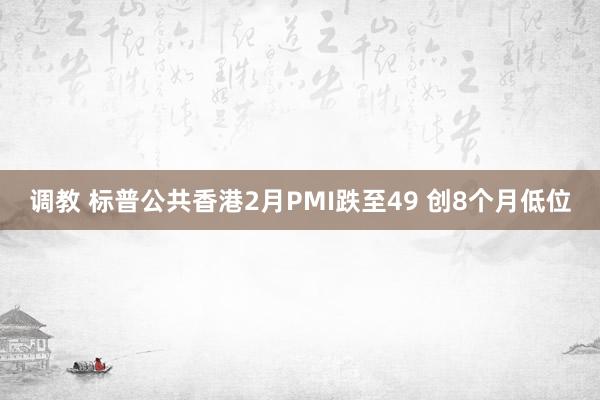调教 标普公共香港2月PMI跌至49 创8个月低位